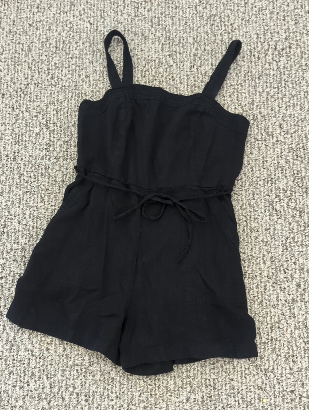 Old Navy Linen Tie-Waist Romper